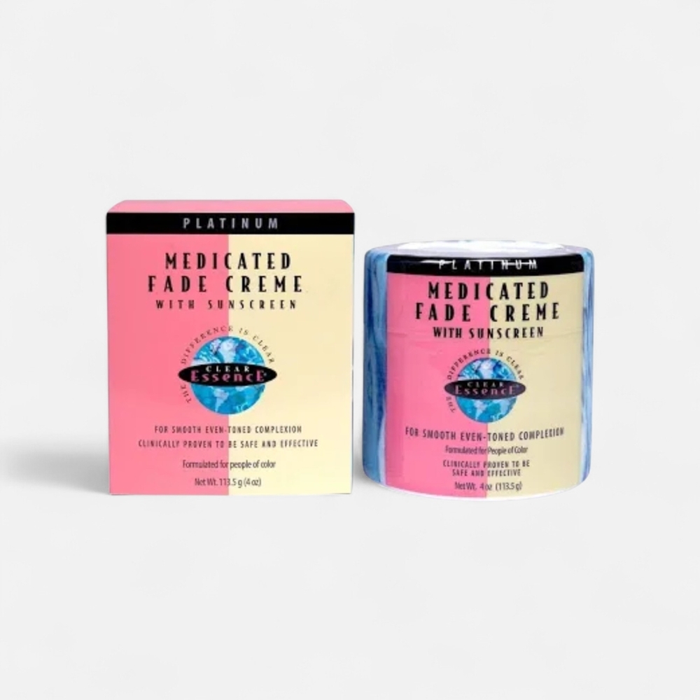 Clear Essence Platinum Medicated Fade Creme with Sunscreen - 4 oz.